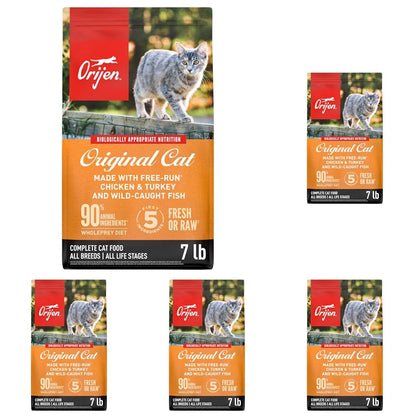 ORIJEN Fit & Trim Grain Free WHOLEPREY Dry Cat Food 4lb Bag