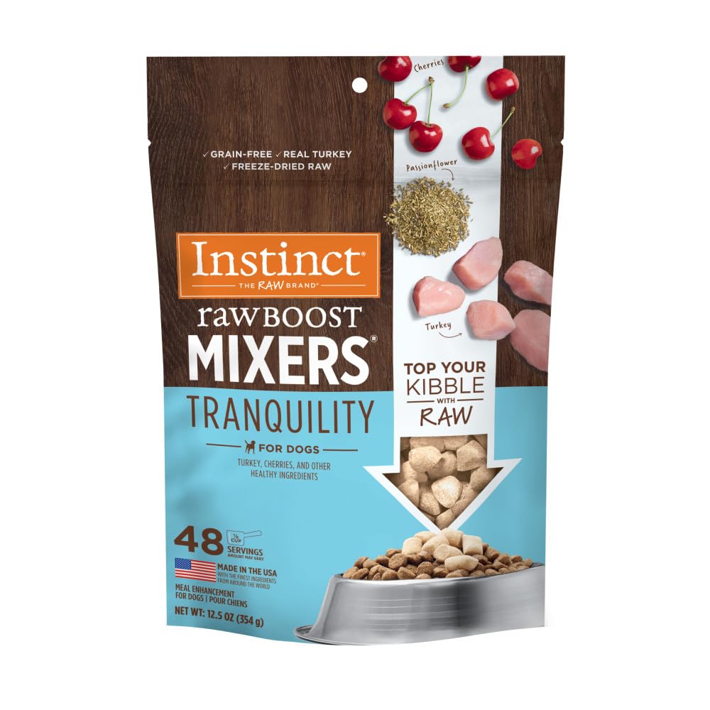 Instinct Freeze Dried Mixers, Dog Food Toppers, Beef, 6 oz. Bag