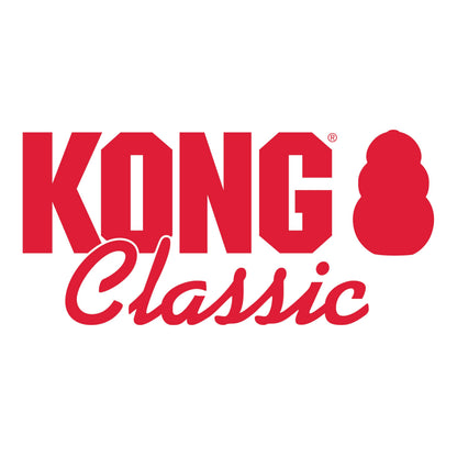 KONG Classic Stuffable Dog Toy, Natural Rubber Chew, for Medium Dogs