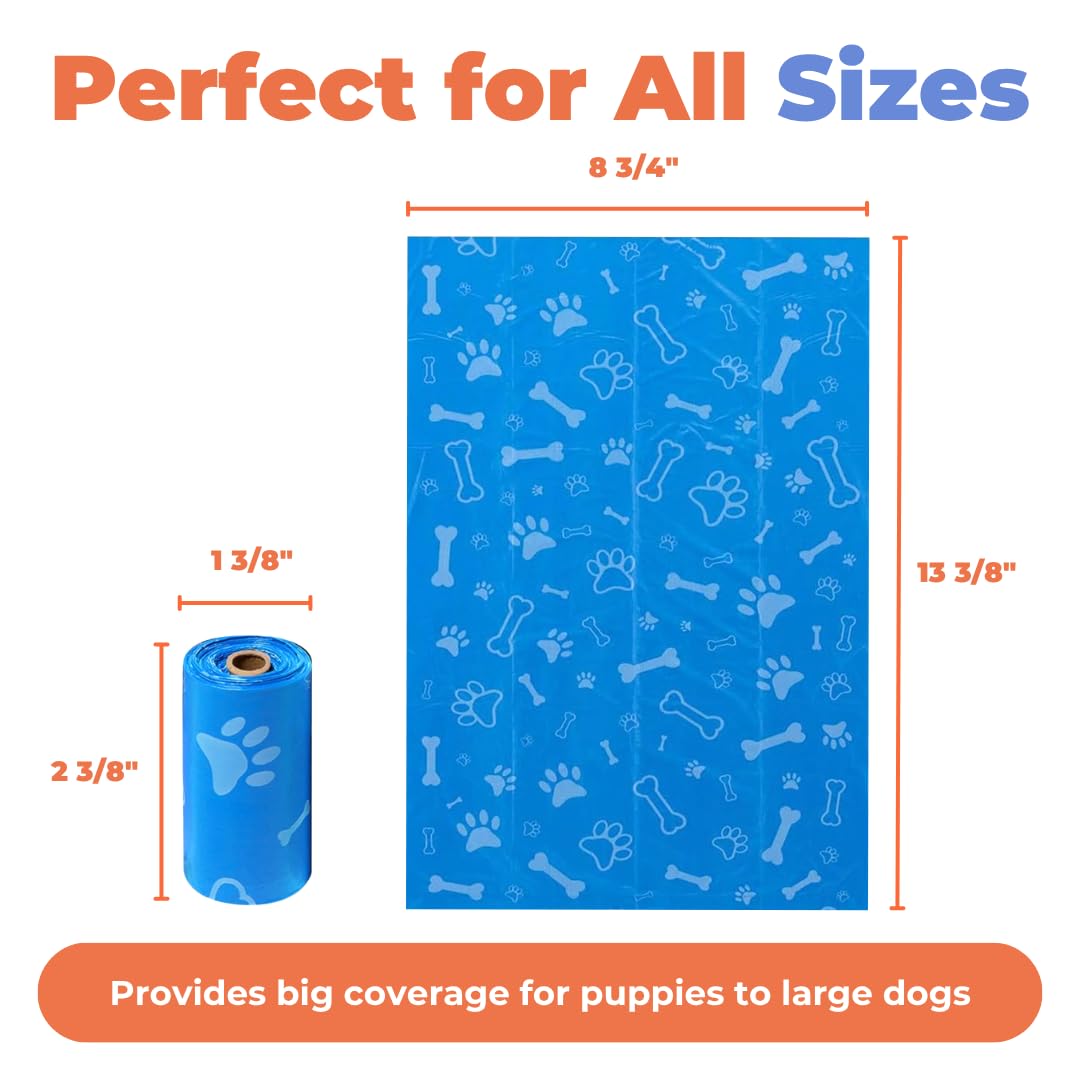 Best Pet Supplies GRS Poop Bags for Dogs - 600 Count, Green, Unscented
