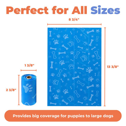 Best Pet Supplies GRS Poop Bags for Dogs - 600 Count, Green, Unscented