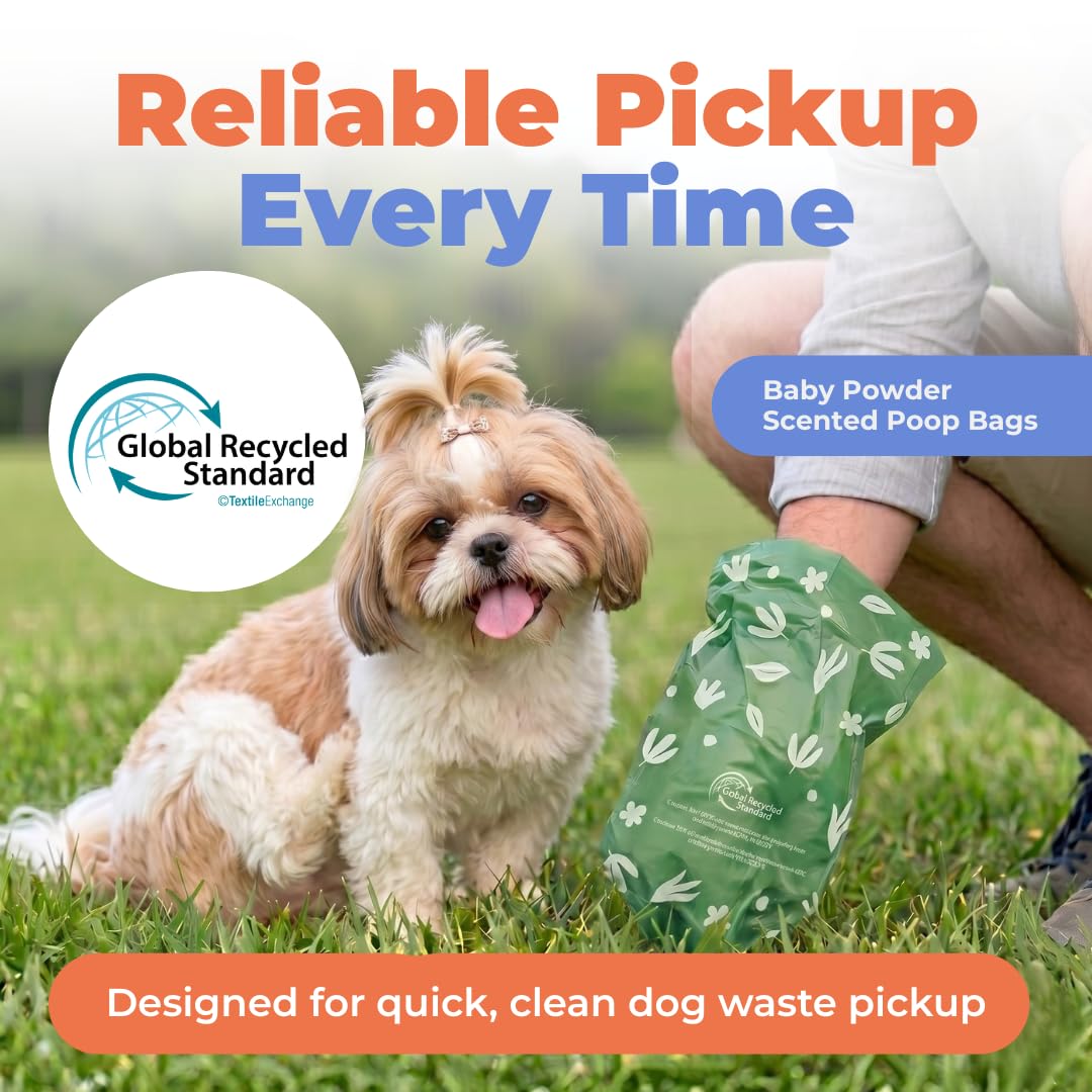 Best Pet Supplies GRS Poop Bags for Dogs - 600 Count, Green, Unscented