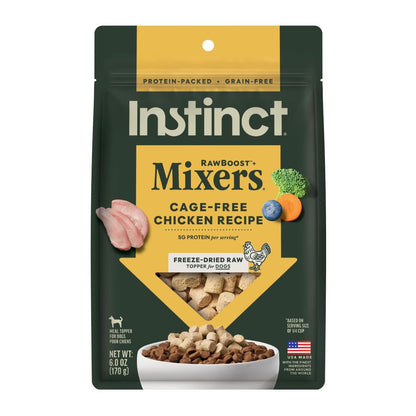 Instinct Freeze Dried Mixers, Dog Food Toppers, Beef, 6 oz. Bag