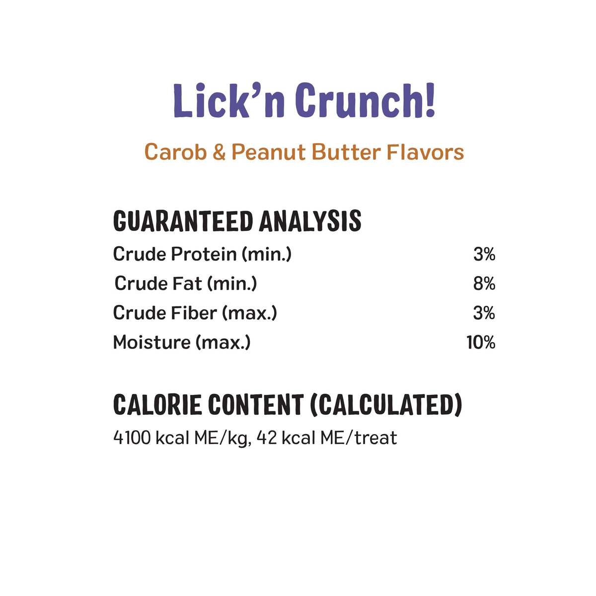 Three Dog Bakery Lick'n Crunch! Dog Treats - 13 oz
