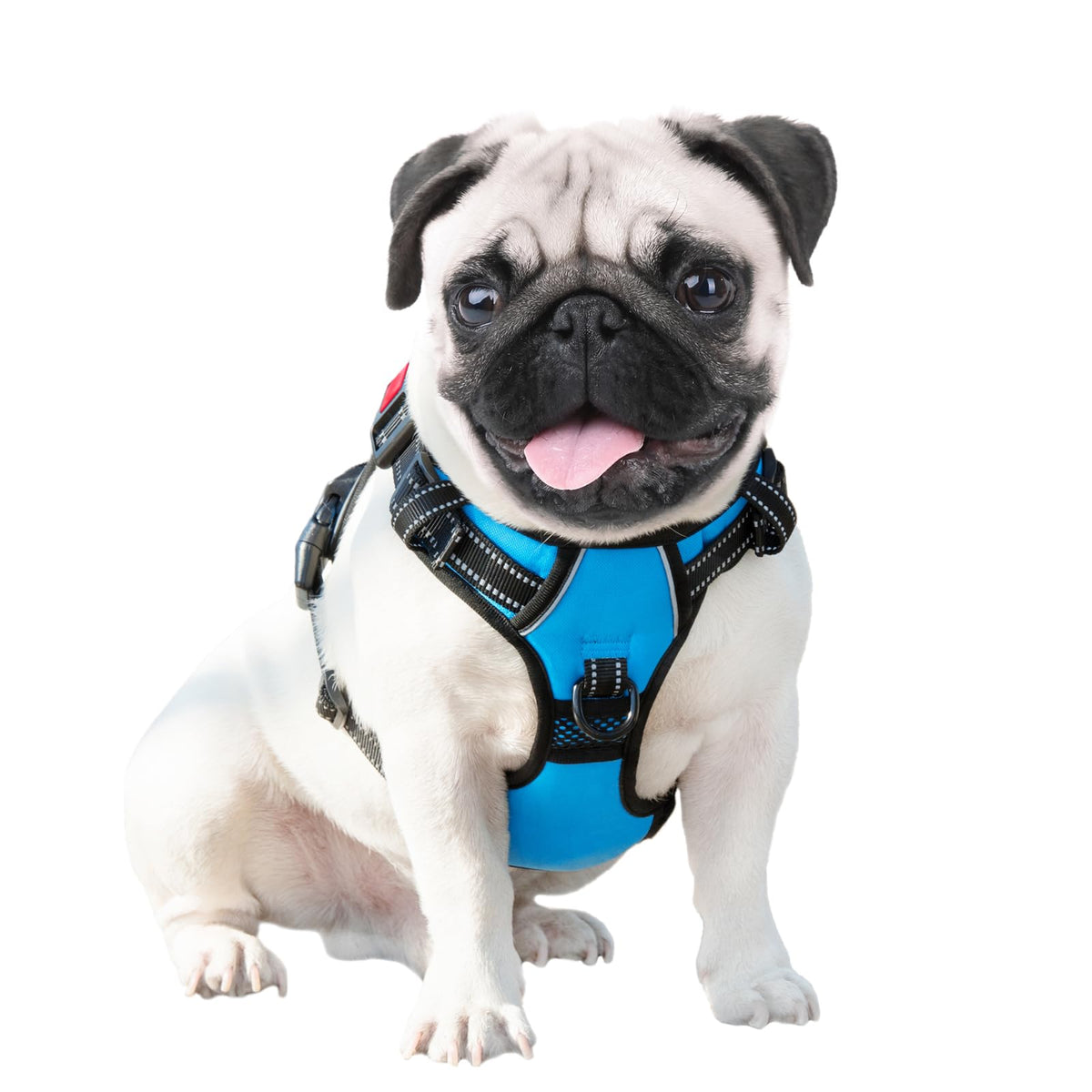 PHOEPET Reflective Dog Harness Large Breed Adjustable No Pull Vest