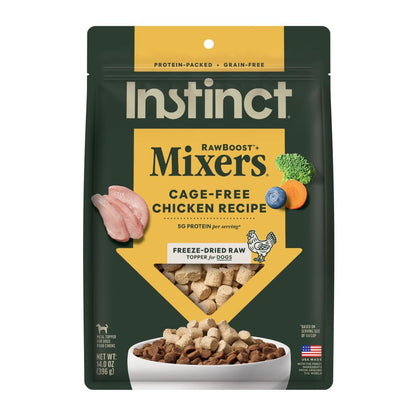 Instinct Freeze Dried Mixers, Dog Food Toppers, Gut Health, 5.5 oz. Bag