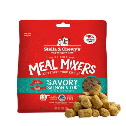 Stella & Chewy's Freeze-Dried Raw Chicken Meal Mixers- Dog Food Topper & Mixer - Made with 95% Cage-Free Chicken, Organs & Bone - Perfect for Picky Eaters - Grain-Free, 2.19 Pound (Pack of 4)