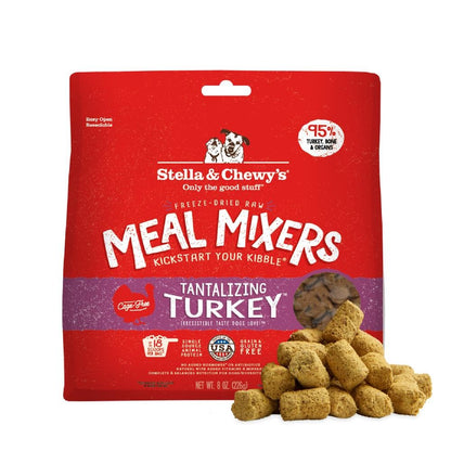 Stella & Chewy's Freeze-Dried Raw Chicken Meal Mixers- Dog Food Topper & Mixer - Made with 95% Cage-Free Chicken, Organs & Bone - Perfect for Picky Eaters - Grain-Free, 2.19 Pound (Pack of 4)