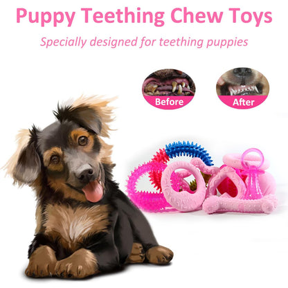 Beiker 20 Pack Puppy Chew Toys, Dog Teething Toys for Puppies Small Dogs