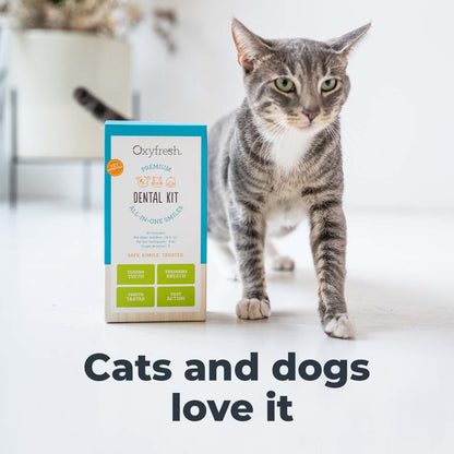Oxyfresh Pro Dental Powder for Dogs & Cats – Teeth Cleaning Plaque Off
