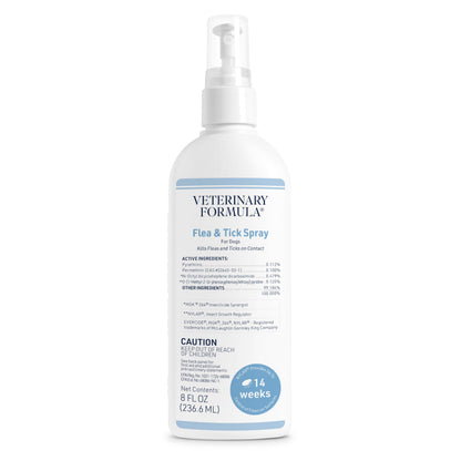 Veterinary Formula Flea and Tick Shampoo for Dogs and Cats, 16 oz