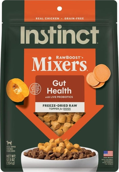 Instinct Freeze Dried Mixers, Dog Food Toppers, Beef, 6 oz. Bag