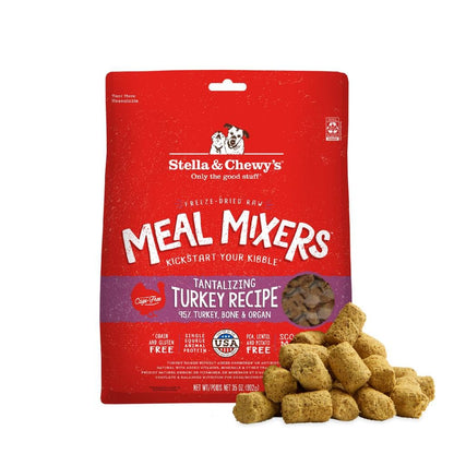 Stella & Chewy's Freeze-Dried Raw Chicken Meal Mixers- Dog Food Topper & Mixer - Made with 95% Cage-Free Chicken, Organs & Bone - Perfect for Picky Eaters - Grain-Free, 2.19 Pound (Pack of 4)