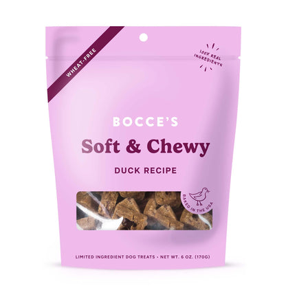 Bocce's Bakery PB & Banana Flavor Soft & Chewy Dog Treats, 6 oz