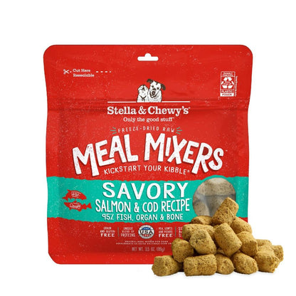 Stella & Chewy's Freeze-Dried Raw Chicken Meal Mixers- Dog Food Topper & Mixer - Made with 95% Cage-Free Chicken, Organs & Bone - Perfect for Picky Eaters - Grain-Free, 2.19 Pound (Pack of 4)