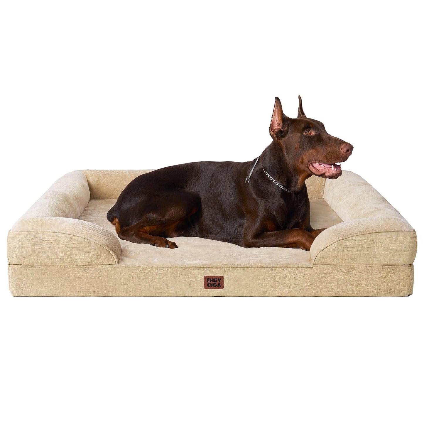 EHEYCIGA Orthopedic Small Dog Bed, Waterproof Memory Foam Washable Pet Beds