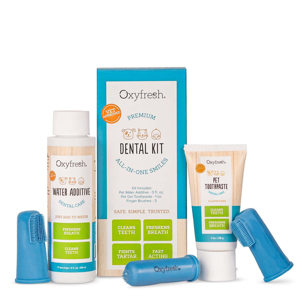 Oxyfresh Pro Dental Powder for Dogs & Cats – Teeth Cleaning Plaque Off