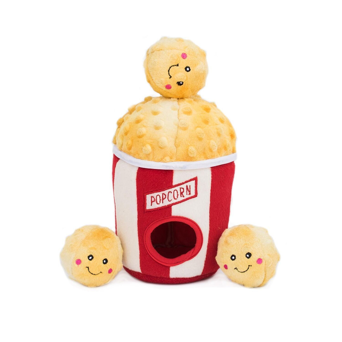ZippyPaws Burrow Hide & Seek Plush Puzzles - Milk and Cookies
