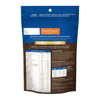 Instinct Freeze Dried Mixers, Dog Food Toppers, Gut Health, 5.5 oz. Bag