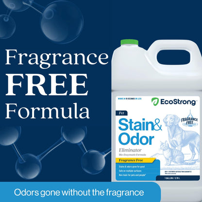 Eco Strong Pet Stain and Odor Remover - Pet Odor Eliminator, Urine Destroyer for Dogs, Pet Urine Enzyme Cleaner | Santel Woods - 128 oz