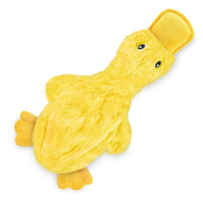 Best Pet Supplies Bunny Buddy Squeaky Plush Dog Toy - Beige, Small