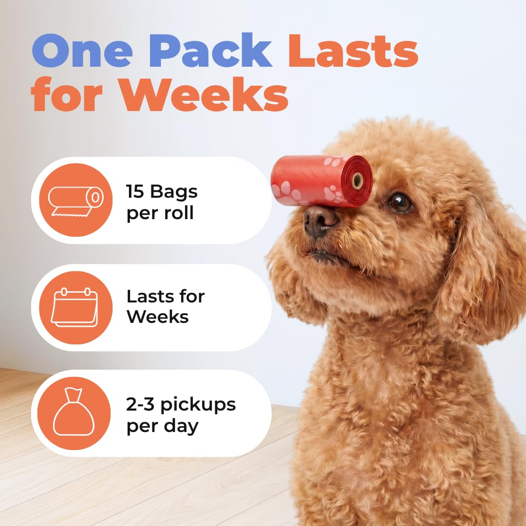 Best Pet Supplies GRS Poop Bags for Dogs - 600 Count, Green, Unscented