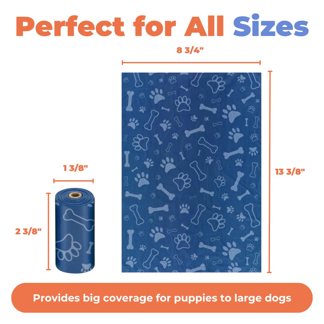 Best Pet Supplies GRS Poop Bags for Dogs - 600 Count, Green, Unscented