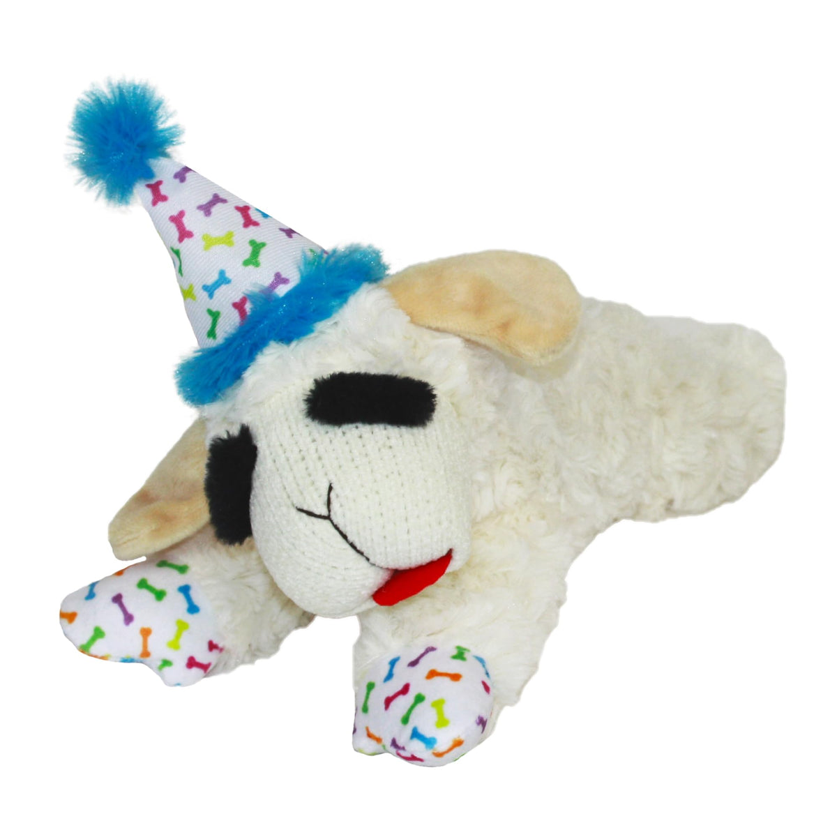 Multipet Lamb Chop Dog Plush Toy - Squeaky Toy for All Dogs - Extra Soft Plush - Stuffed Animal for Cuddling & Playing - Jumbo (24", Cream)