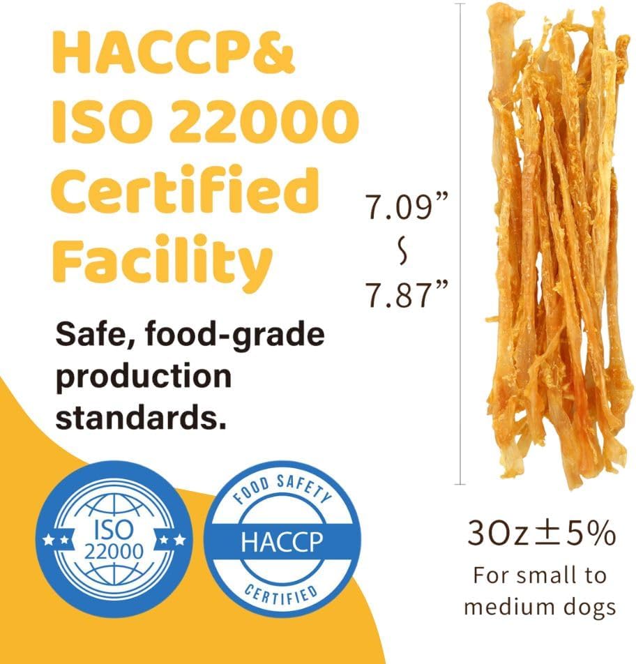 iPaw Turkey Tendon for Dogs Value Pack, All Natural Human Grade Puppy Chew