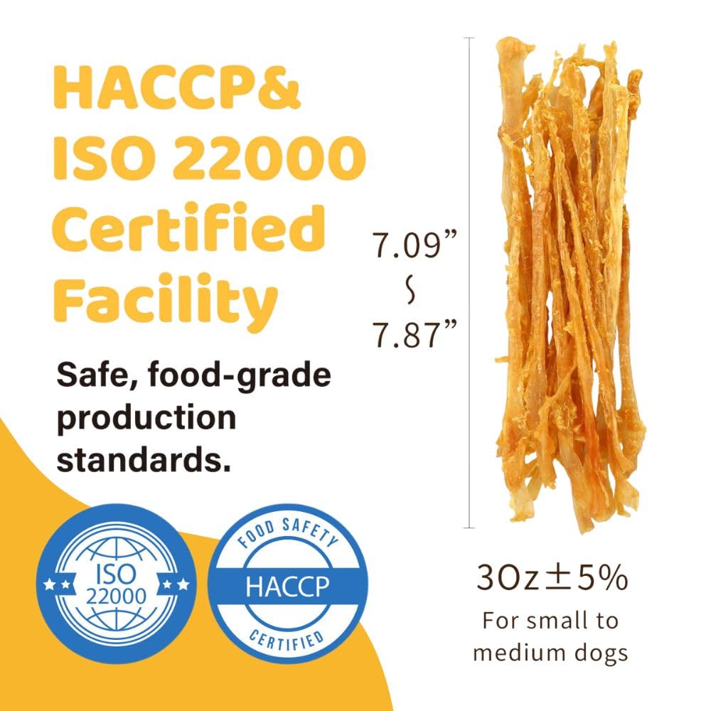iPaw Turkey Tendon for Dogs Value Pack, All Natural Human Grade Puppy Chew