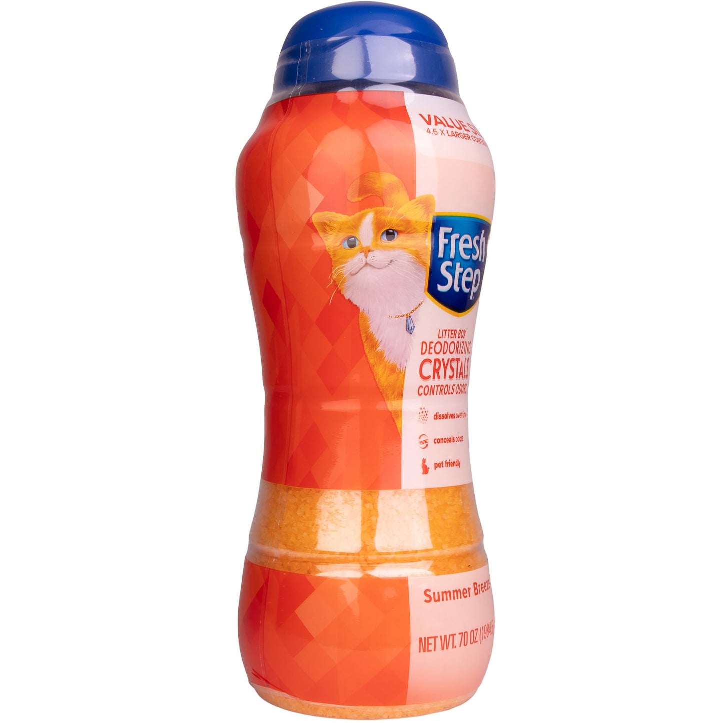Fresh Step Cat Litter Crystals Deodorizer, Fresh Scent, 15 Oz