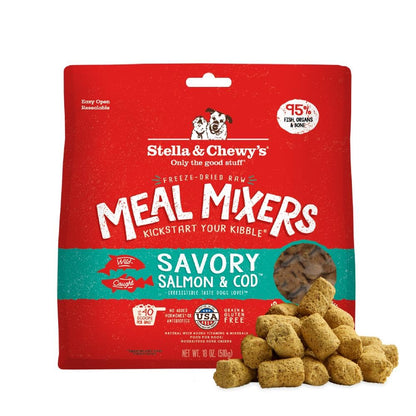 Stella & Chewy's Freeze-Dried Raw Chicken Meal Mixers- Dog Food Topper & Mixer - Made with 95% Cage-Free Chicken, Organs & Bone - Perfect for Picky Eaters - Grain-Free, 2.19 Pound (Pack of 4)