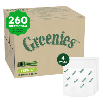 Greenies Teenie Original Natural Dental Dog Treats, Chicken, 43 Count