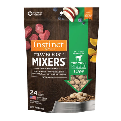 Instinct Freeze Dried Mixers, Dog Food Toppers, Beef, 6 oz. Bag