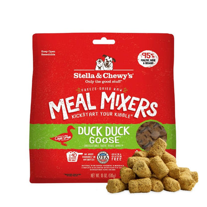 Stella & Chewy's Freeze-Dried Raw Chicken Meal Mixers- Dog Food Topper & Mixer - Made with 95% Cage-Free Chicken, Organs & Bone - Perfect for Picky Eaters - Grain-Free, 2.19 Pound (Pack of 4)