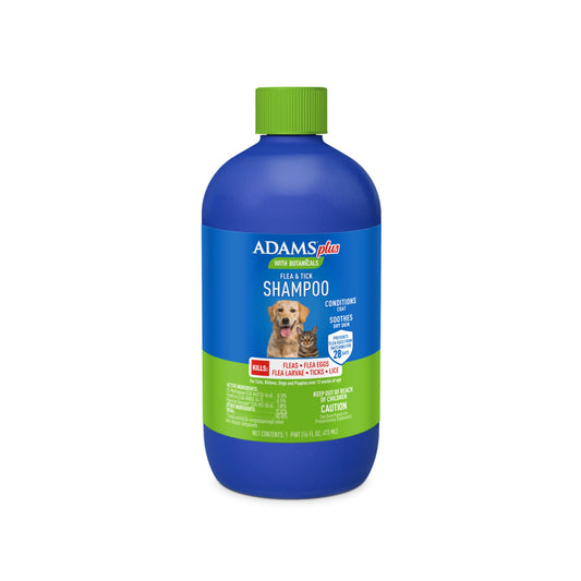 ADAMS Plus Flea & Tick Shampoo with Precor for Dogs & Cats, 12 oz