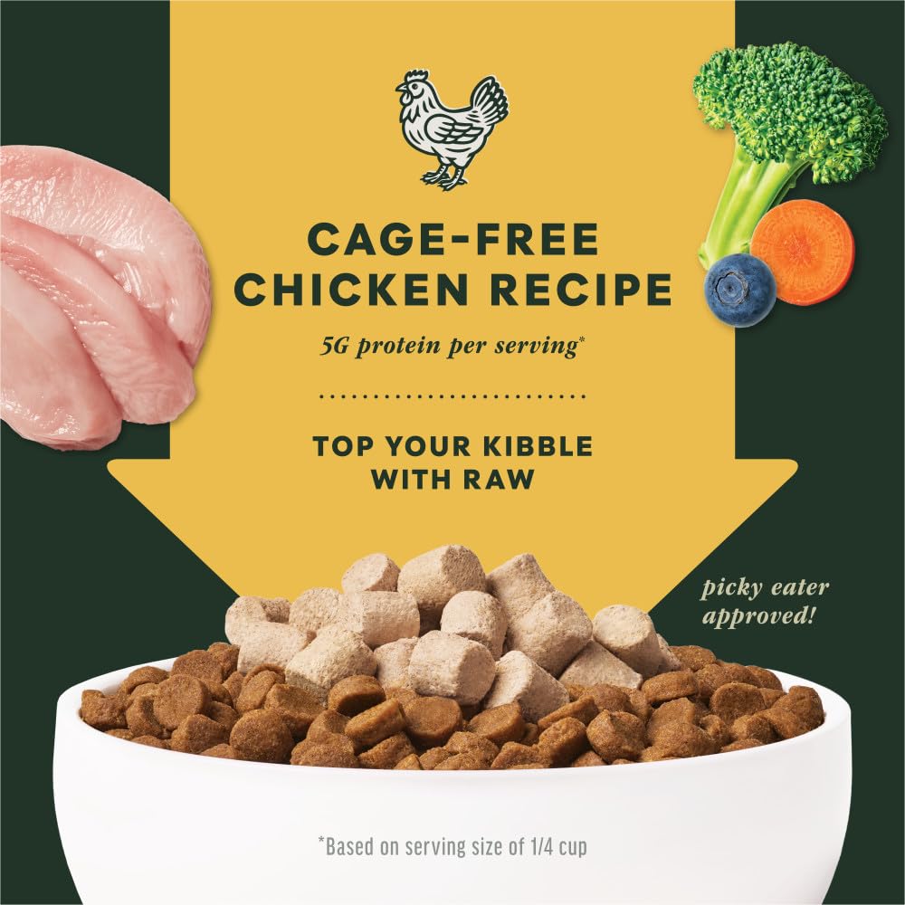 Instinct Freeze Dried Mixers, Dog Food Toppers, Beef, 6 oz. Bag