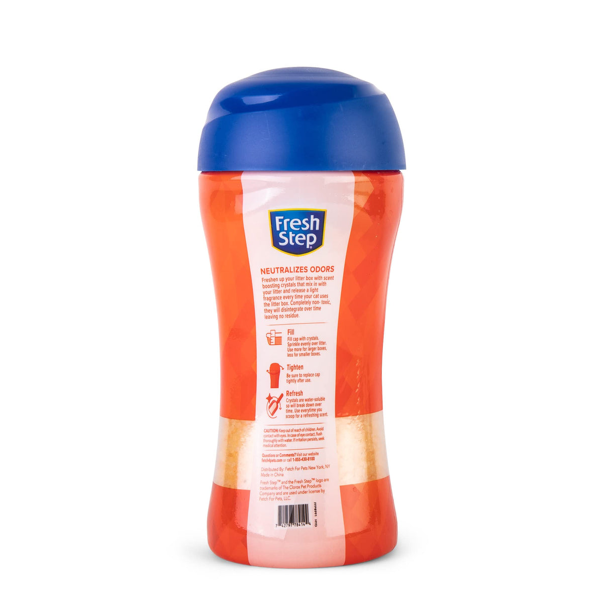 Fresh Step Cat Litter Crystals Deodorizer, Summer Breeze Scent, 30 Oz