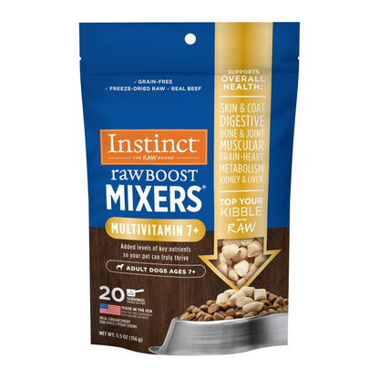 Instinct Freeze Dried Mixers, Dog Food Toppers, Beef, 6 oz. Bag