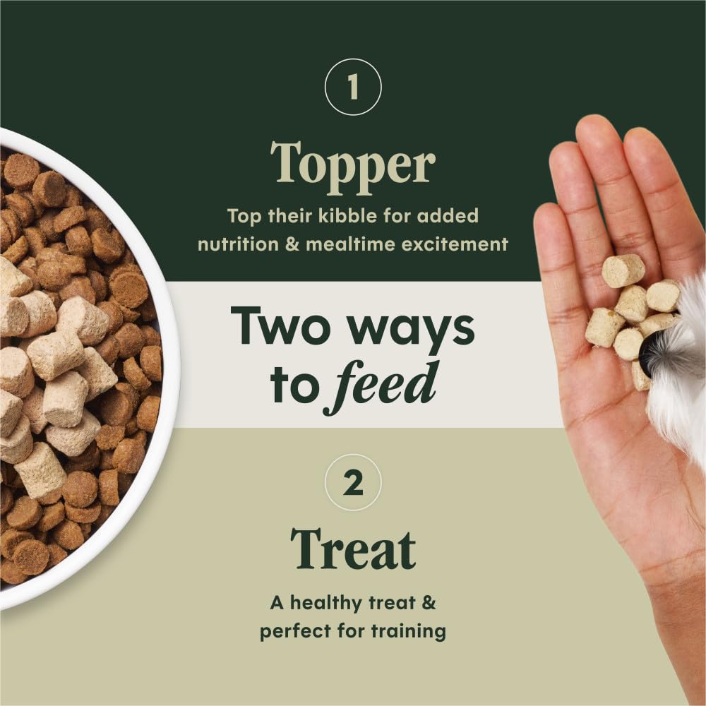 Instinct Freeze Dried Mixers, Dog Food Toppers, Beef, 6 oz. Bag