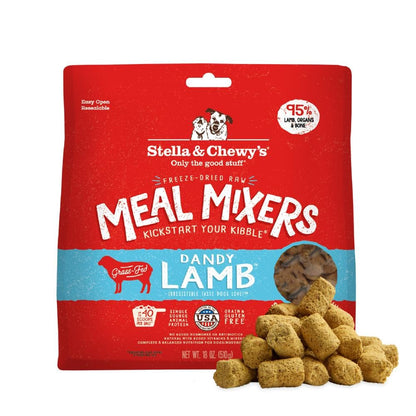 Stella & Chewy's Freeze-Dried Raw Chicken Meal Mixers- Dog Food Topper & Mixer - Made with 95% Cage-Free Chicken, Organs & Bone - Perfect for Picky Eaters - Grain-Free, 2.19 Pound (Pack of 4)