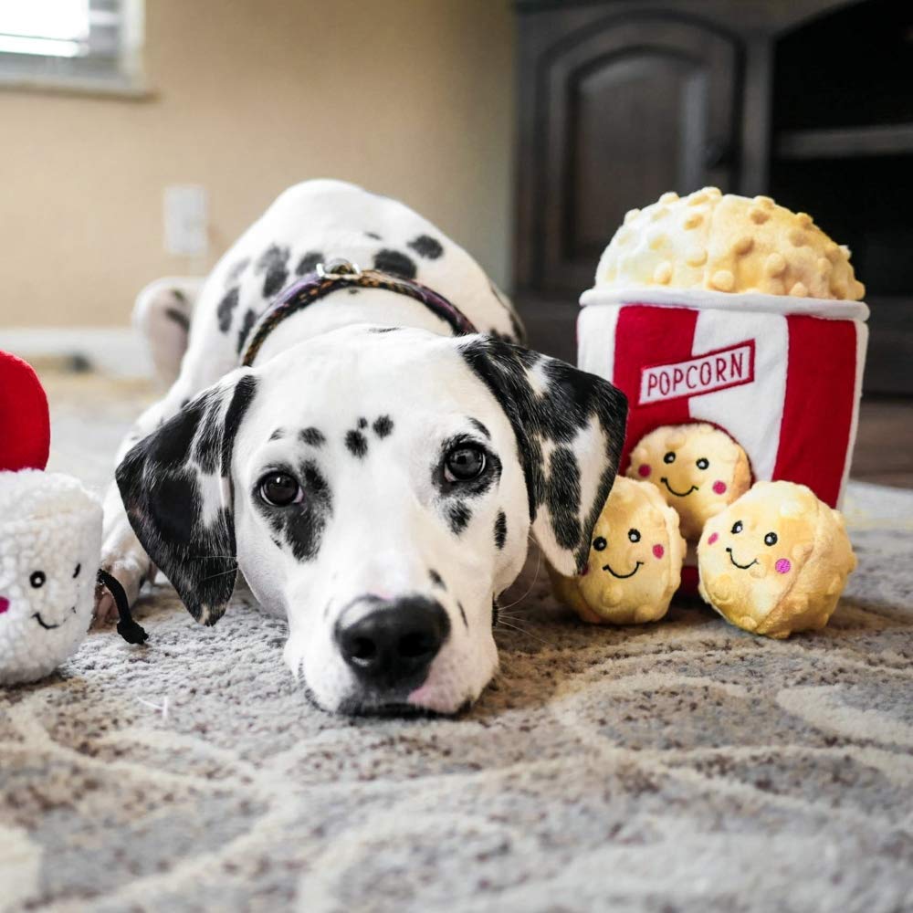 ZippyPaws Burrow Hide & Seek Plush Puzzles - Milk and Cookies