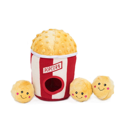 ZippyPaws Burrow Hide & Seek Plush Puzzles - Milk and Cookies