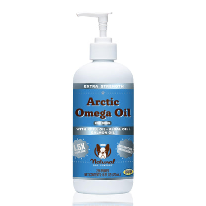 Natural Dog Company Wild Alaskan Salmon Oil for Dogs - 16 oz