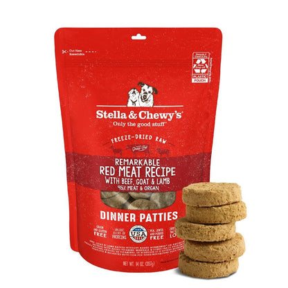 Stella & Chewy’s Freeze Dried Raw Dinner Patties – Grain Free Dog Food, Protein Rich Stella’s Super Beef Recipe – 5.5 oz
