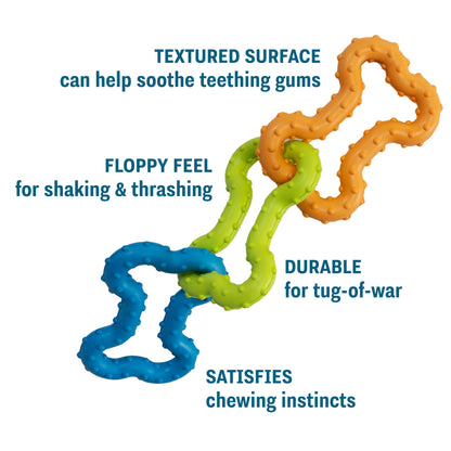 Cool Teething Stick Dental Dog Chew Toy, Soak & Freeze, 8.5"