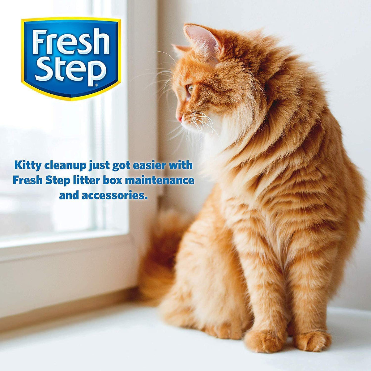 Fresh Step Cat Litter Crystals Deodorizer, Summer Breeze Scent, 30 Oz