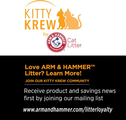 ARM & HAMMER Hardball Lightweight Easy No-Mess Scooping Garden Bloom Scent Platinum Multi-Cat Clumping Litter, 17lbs (2 Packs of 8.5lbs)