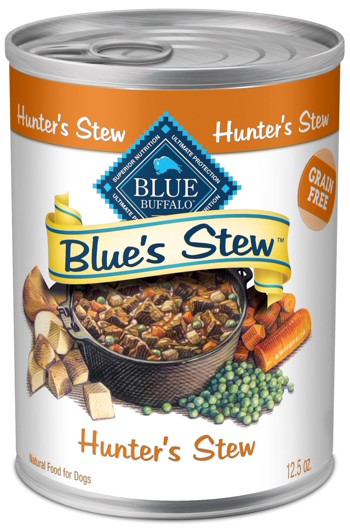Blue Buffalo Blue's Stew Variety Pack Wet Dog Food, 12.5 oz, 6 ct