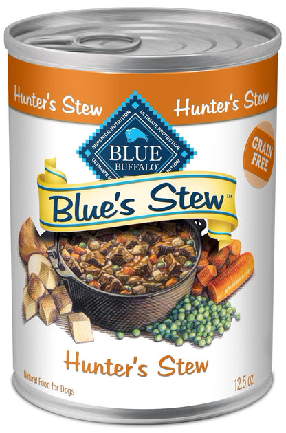 Blue Buffalo Blue's Stew Variety Pack Wet Dog Food, 12.5 oz, 6 ct